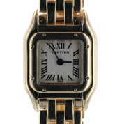 Cartier Panthere Mini White Dial 18k Gold 17mm Quartz Ladies Watch W25034B9