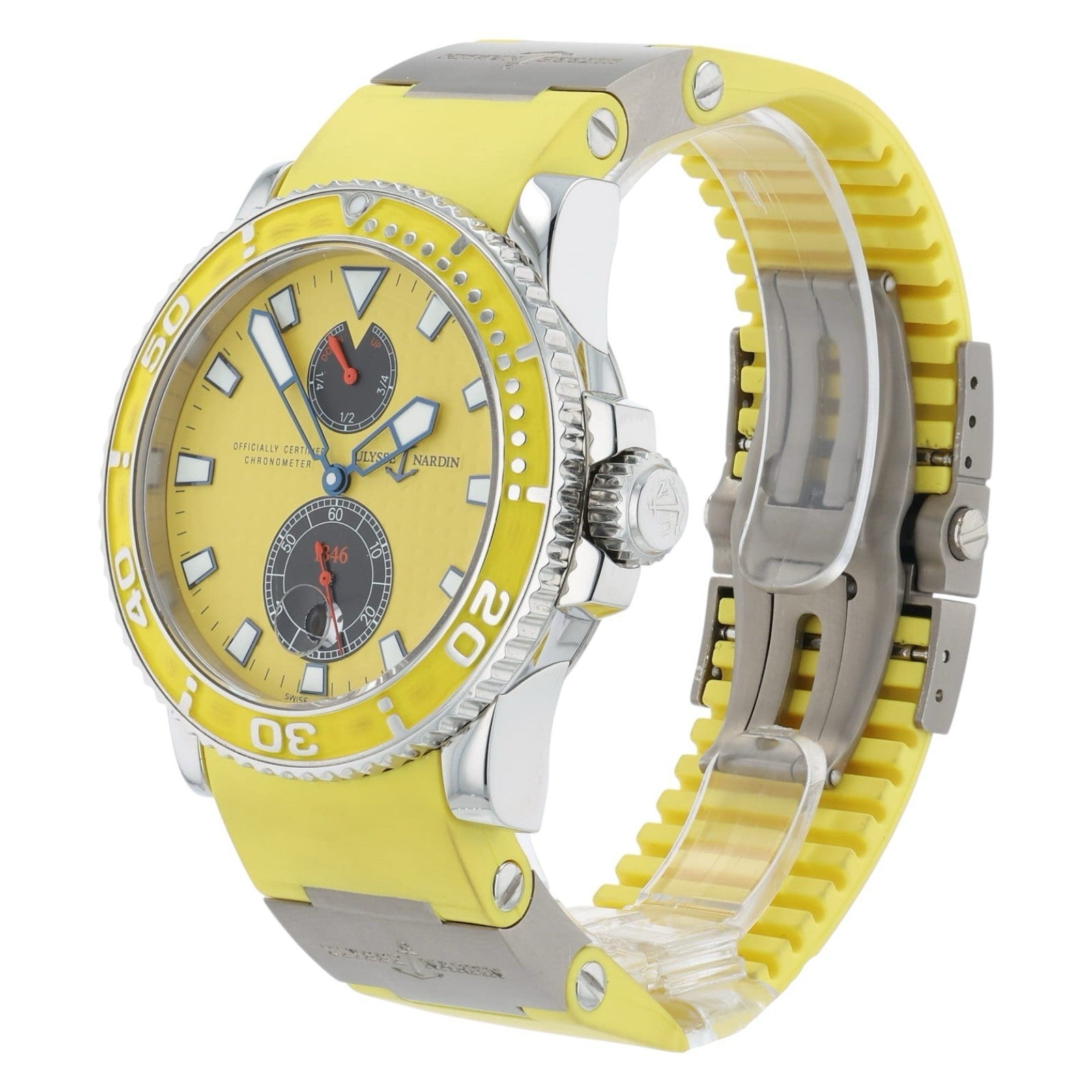 Ulysse Nardin Marine Diver Yellow Dial Steel 42.7mm Automatic Men’s 263-33-3/941