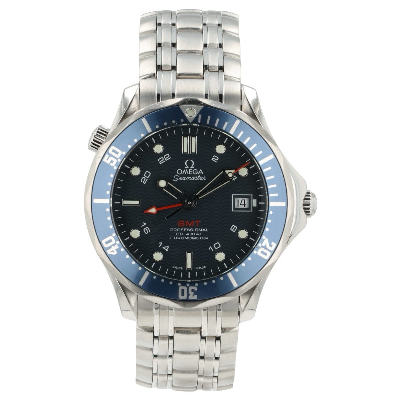 Omega Seamaster GMT Blue Dial Steel 41mm Automatic Men’s Watch 2535.80.00