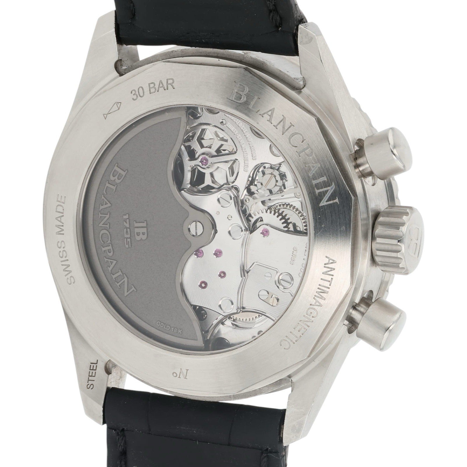 Blancpain Fifty Fathoms Stainless Steel Grey Dial 43mm Automatic Mens Watch 5200