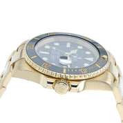Rolex Submariner Black Dial 18k Yellow Gold 40mm Automatic Movement 116618LN