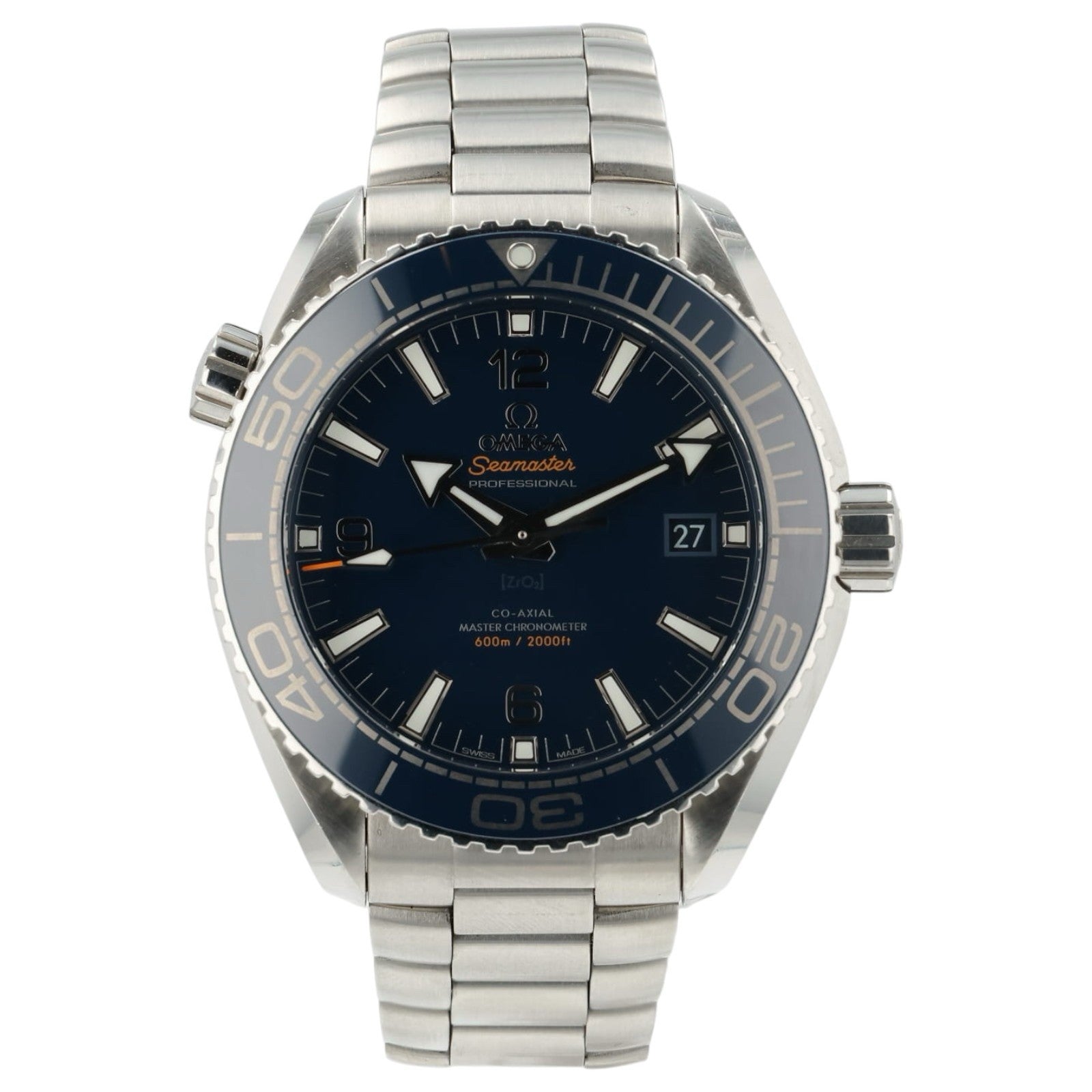 Omega Seamaster Blue Dial Steel 43.5mm Automatic Men’s Watch 215.33.44.21.03.001