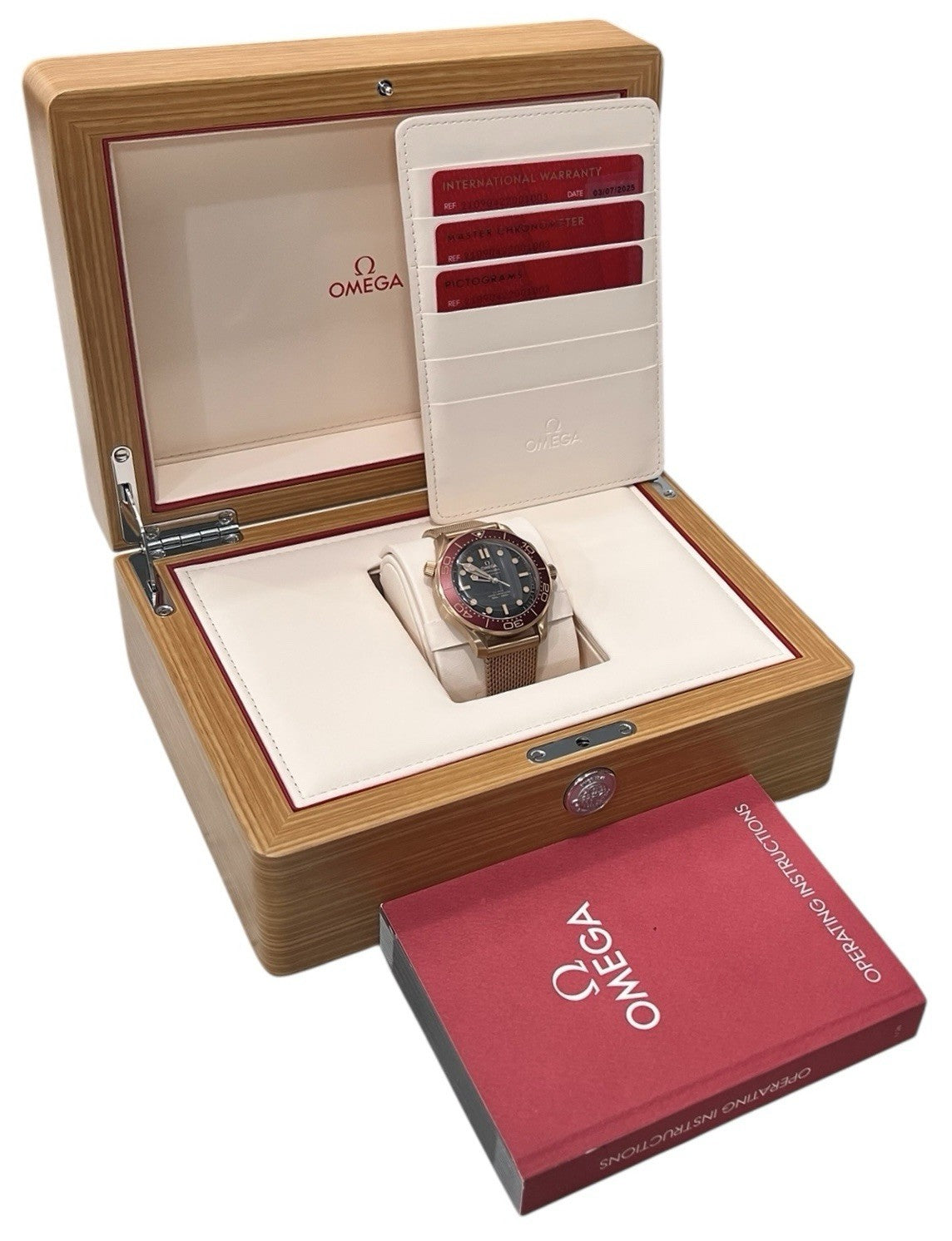 Omega Seamaster Bronze Gold Black Dial 42mm Automatic Mens 210.90.42.20.01.003