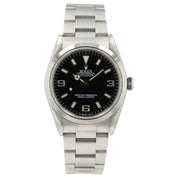 Rolex Explorer Black Dial Stainless Steel 36mm Automatic Men’s Watch 14270