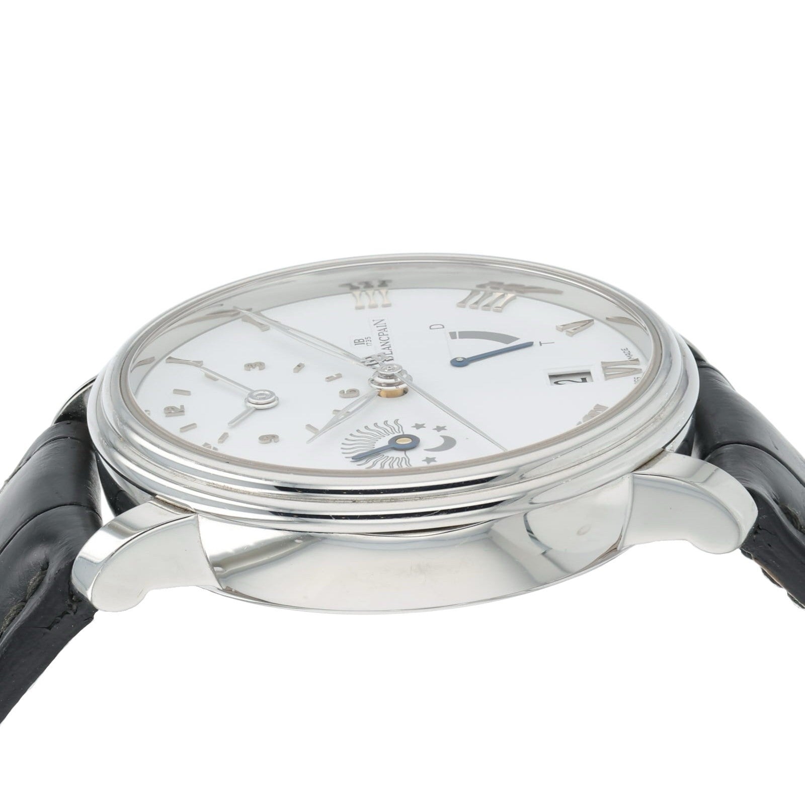 Blancpain Villeret Steel White Dial 40mm Automatic Mens Watch 6660-1127-55B