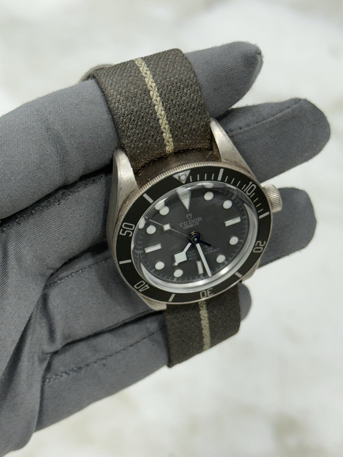 2023 Tudor Black Bay Fifty Eight 925 Silver Fabric Strap 79010SG - Box/Papers