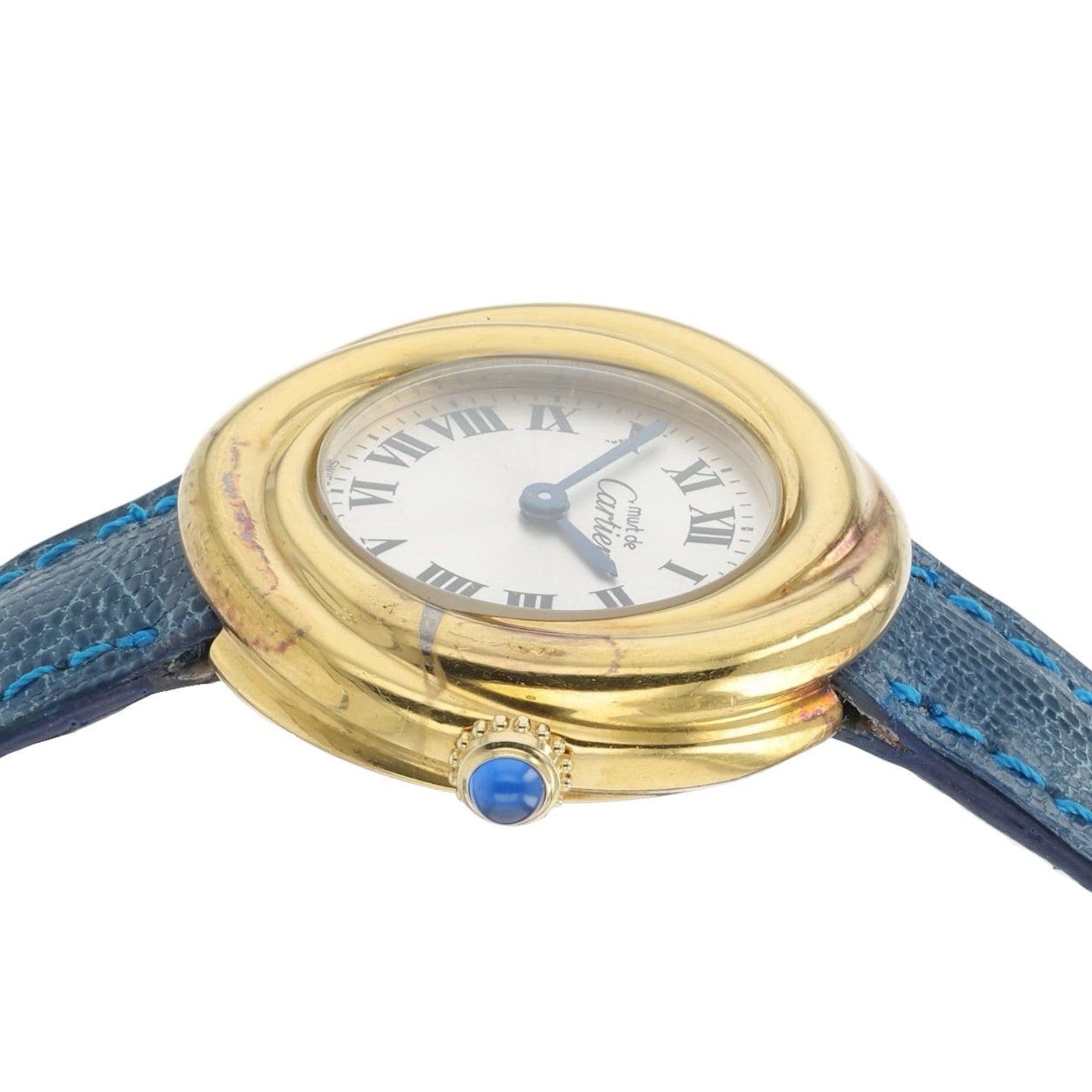 Cartier Trinity Must Silver Dial Vermil 27mm Quartz Movement Women's Watch 2735