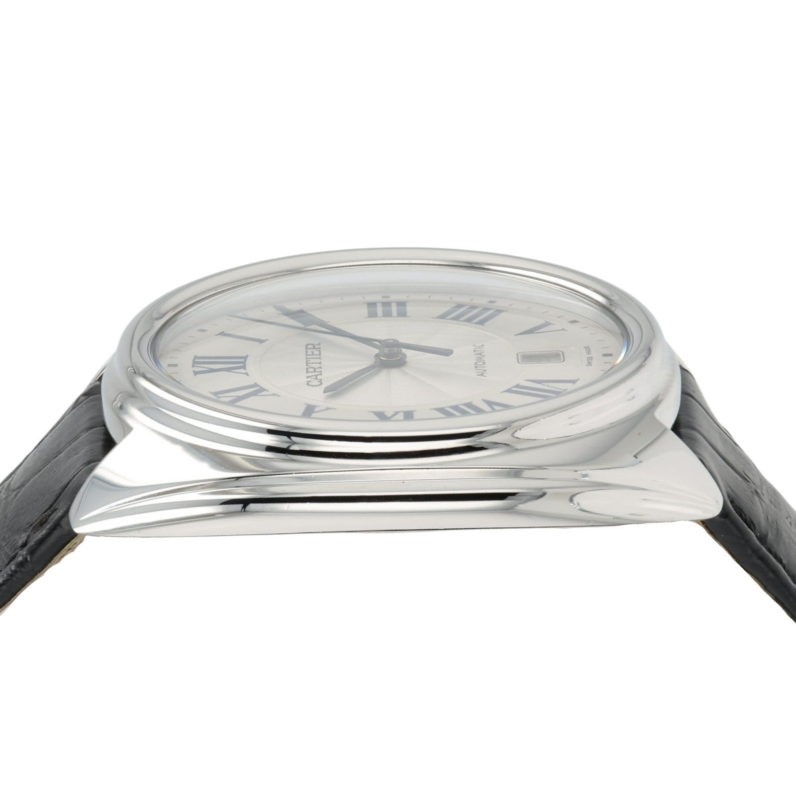 Cartier Cle de Cartier Silver Dial Stainless Steel 40mm Automatic Men's WSCL0018