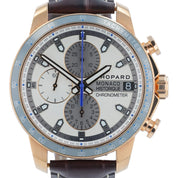 Chopard Grand Prix De Monaco 18k Rose Gold Silver Dial 44mm Auto 161294-5001