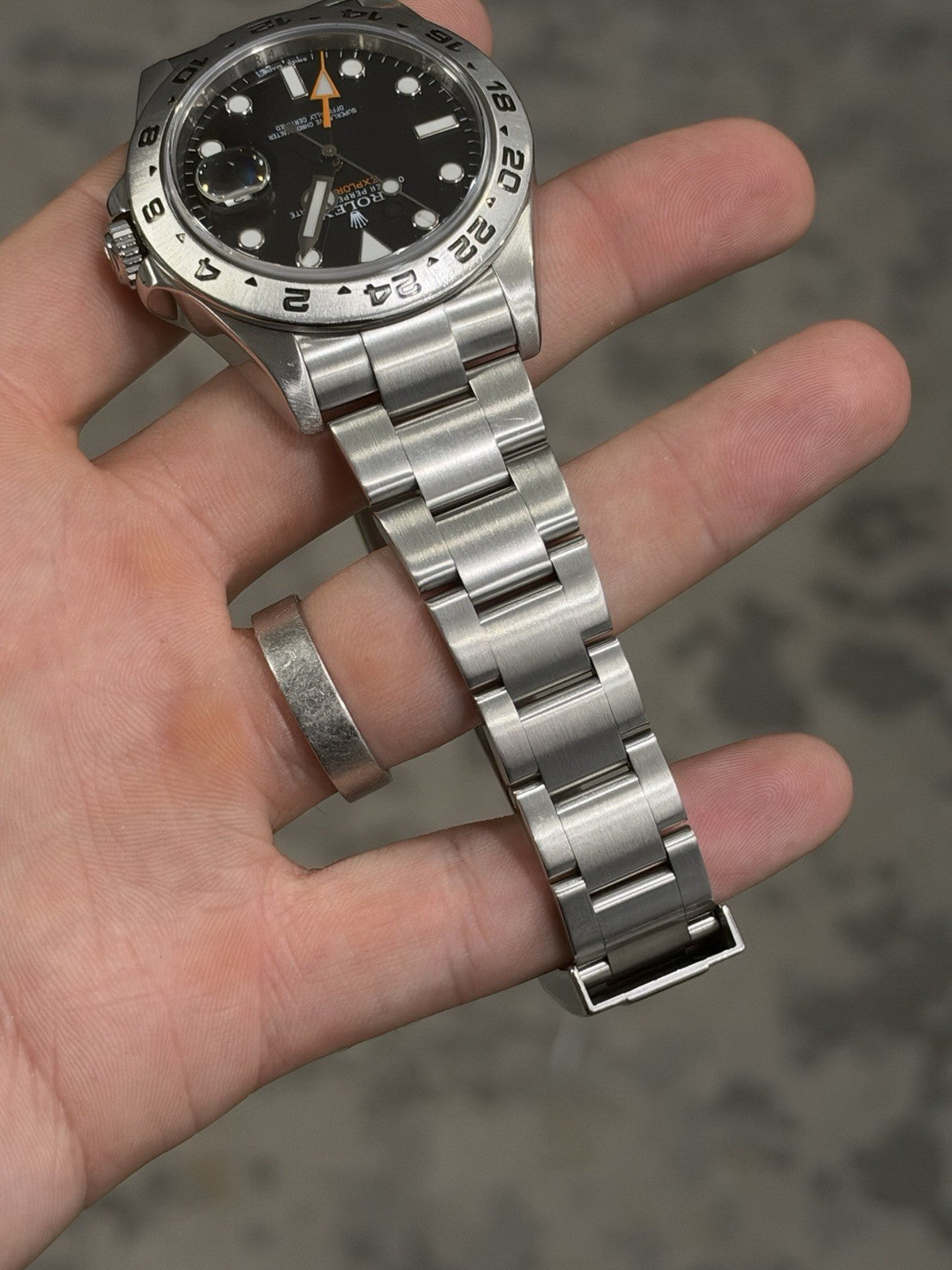 Rolex Explorer II Black Dial Stainless Steel 42mm Automatic Men's Watch 216570