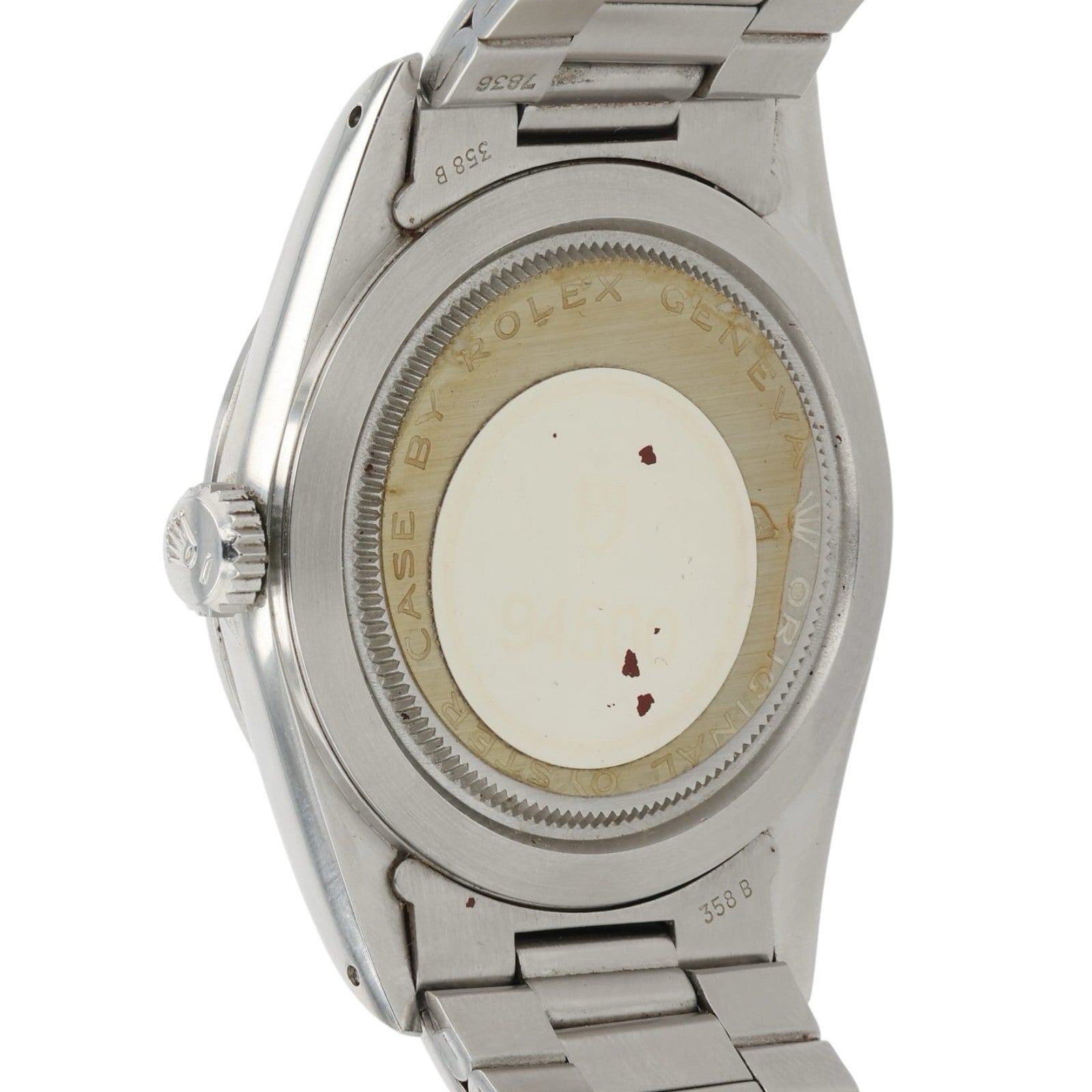 Tudor Prince Date Day Stainless Steel White Roman Dial 36mm Automatic Mens 94500