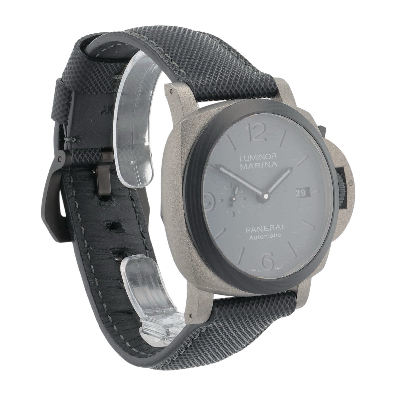 Panerai Luminor Marina Titanium Grey Dial 44mm Automatic Mens Watch PAM01662