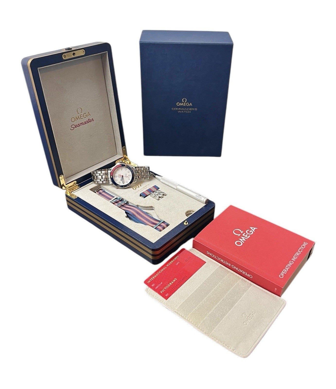 Omega Seamaster White Dial Steel 41mm Automatic Mens Watch 212.32.41.20.04.001