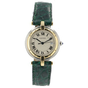 Cartier Panthere Vendome Silver Dial Gold & Steel 29mm Quartz Ladies Watch 1284