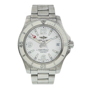 Breitling Superocean Stainless Steel White Dial 36mm Automatic Mens Watch A17316