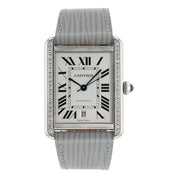 Cartier Tank Solo XL Stainless Steel Silver Dial 31x41mm Automatic Mens W5200027