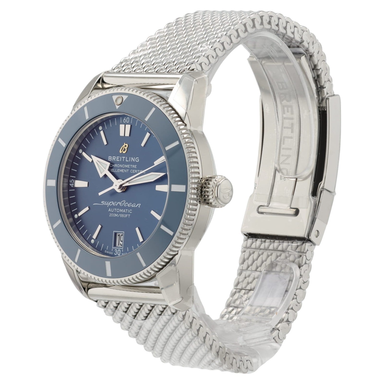 NEW 2026 Breitling Superocean Heritage II Blue Dial & Bezel 42mm Watch AB2010