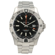 Breitling Avenger GMT Black Dial Steel 44mm Automatic Men's Watch A32320