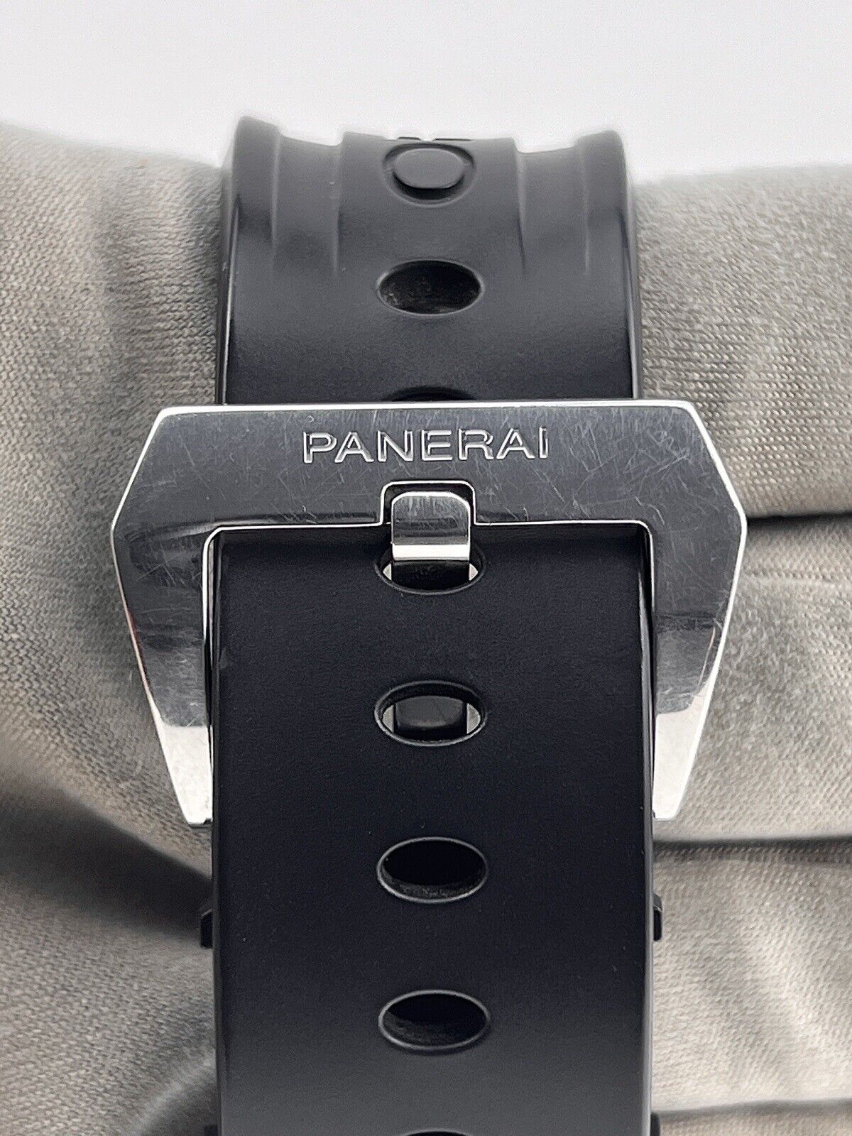 Panerai Luminor 8 Day Black Dial Men's Watch Steel Manual Wind 44MM PAM00510 B&P