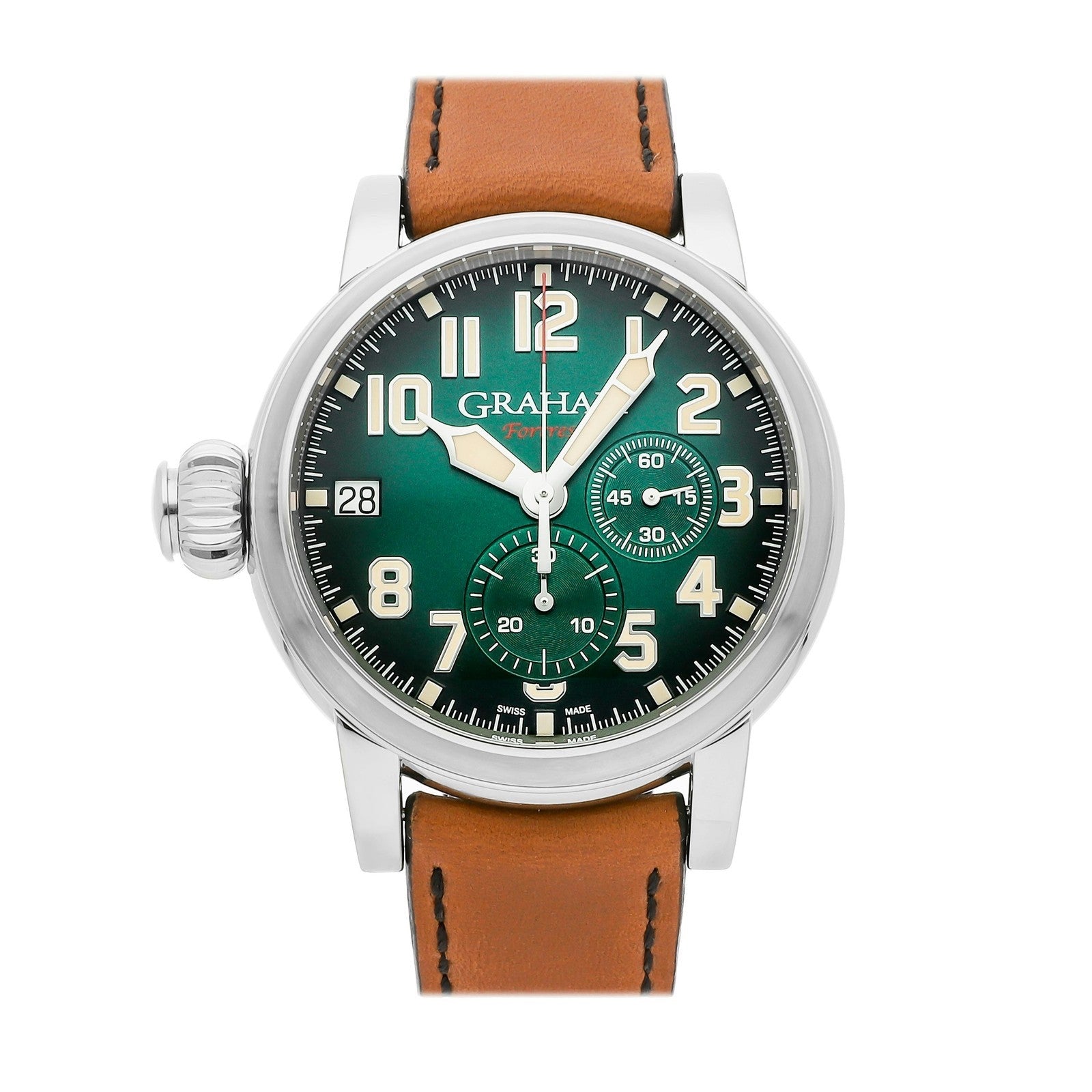 Graham Fortress Left Hand Limited Edition Steel 47mm Watch 2FOAS.G05A.L128B