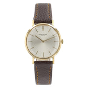 Patek Philippe Vintage 18k Yellow Gold Silver Dial 33mm Manual Wind Mens 3537