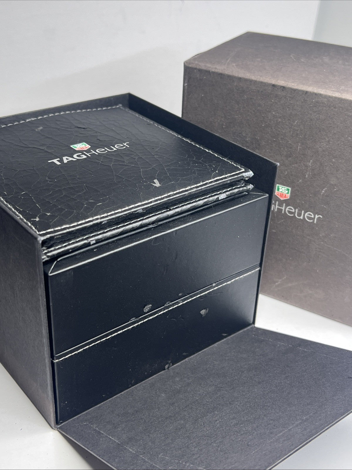 TAG Heuer Ladies Link Quartz Date Watch WJF1354 MOP Dial Diamond Bezel 27mm