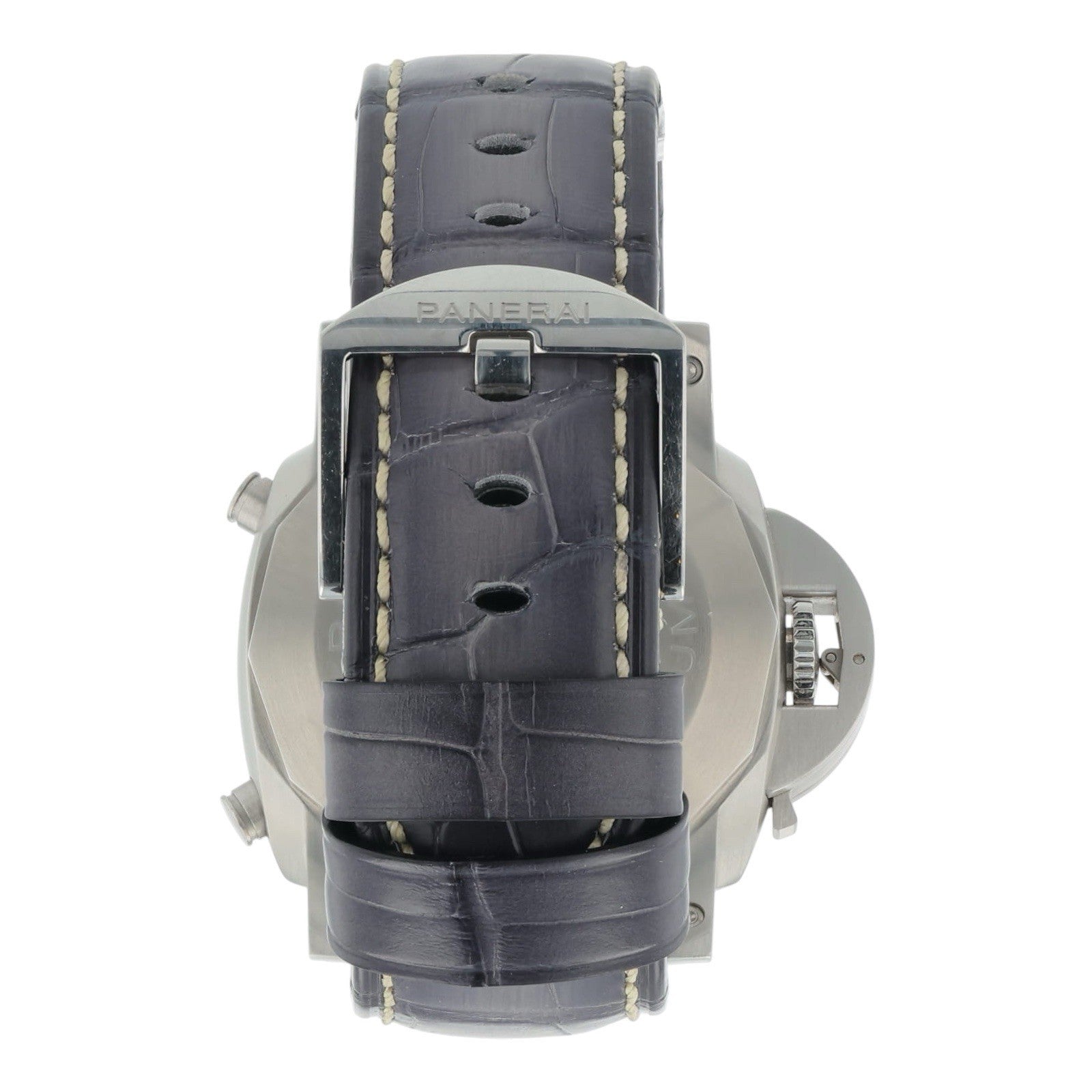 Panerai Luminor Chrono Stainless Steel White Dial 44mm Automatic Mens PAM01218