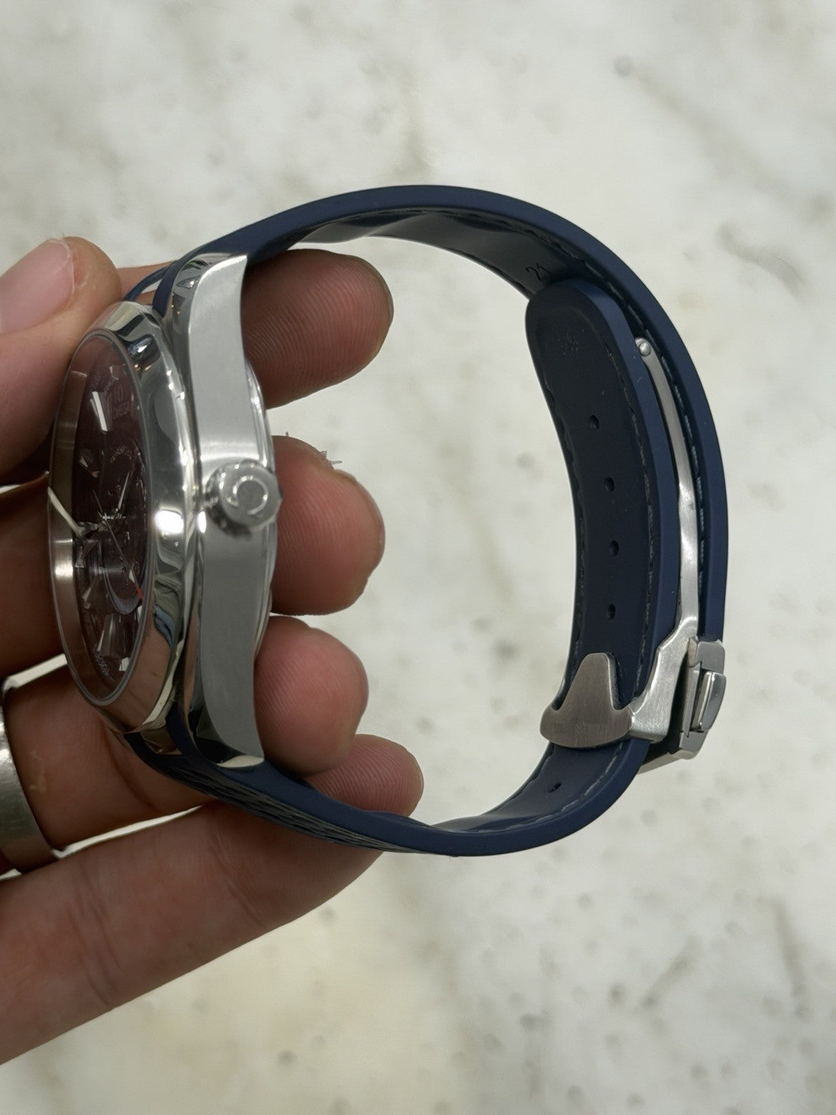 Omega Seamaster Aqua Terra Worldtimer Steel Blue Dial Auto 220.12.43.22.03.001