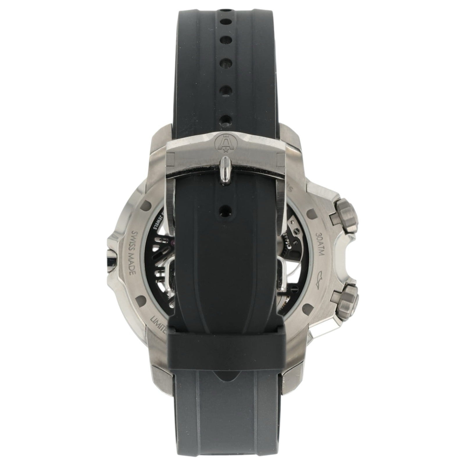 Angelus U50 Flying Tourbillon Skeleton Dial Titanium 45mm Manual Wind 17.8.5.01