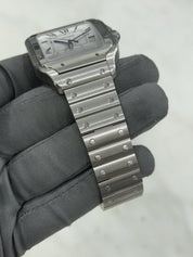 Cartier Santos Stainless Steel Silver Dial 39mm Automatic Mens Watch WSSA0018