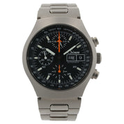 Sinn Chronograph Day Date Black Dial Titanium 40mm Automatic Men’s Watch 157