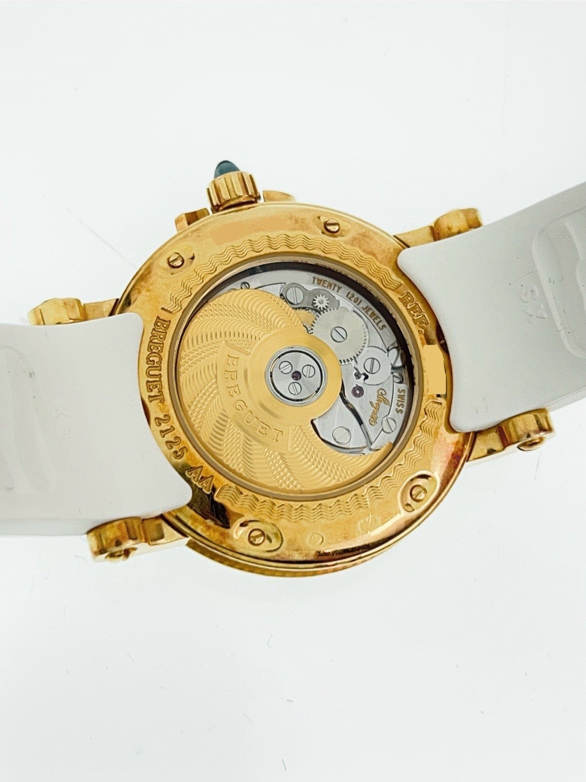 Breguet Marine 18k Rose Gold Mother Of Pearl Dial 30mm Automatic Womens 8818BA