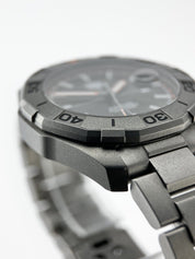 TAG Heuer Aquaracer Bamford Titanium 43mm WAY208F. BF0638 Black Dial Men's Watch