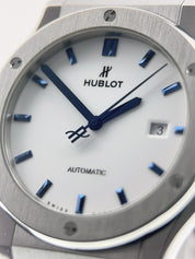 Hublot Classic Fusion Titanium White Dial 42mm Men's Watch 542.NX.2210.LR.JPN17