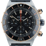 Breitling Chronomat Gold & Steel Black Dial 44mm Automatic Men’s Watch UB0136
