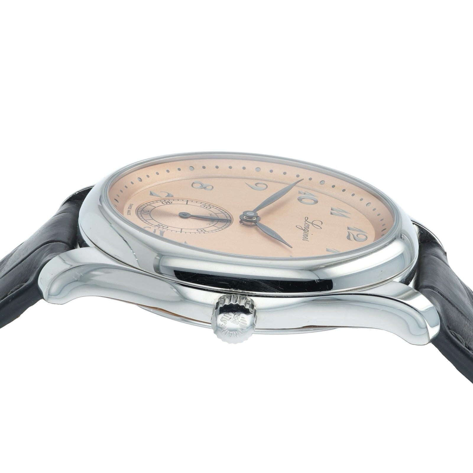 Longines Master Salmon Dial Stainless Steel 38mm Automatic Mens Watch L2.843.4