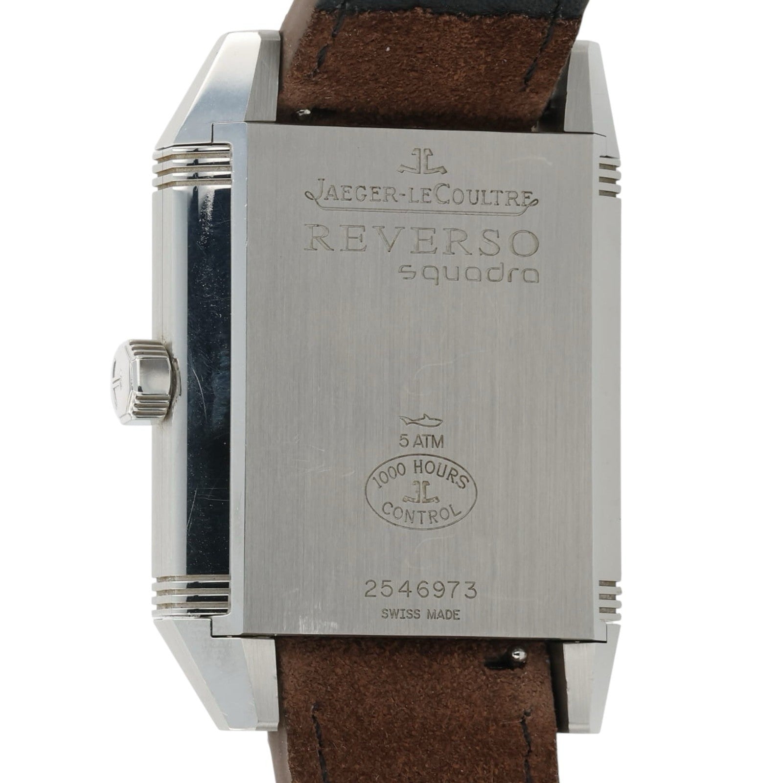 Jaeger-LeCoultre Reverso Squadra Steel Silver Dial 50x34mm Auto Mens Q7008420