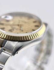 TUDOR Prince Date Day 76213 Champagne Dial Men's Two Tone Automatic Watch
