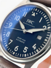 IWC Pilot Mark Stainless Steel Blue Dial 40mm Automatic Men’s Watch IW327010