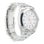 Rolex Milgauss White Dial Stainless Steel 40mm Automatic Men’s Watch 116400