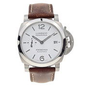 Panerai Luminor Quaranta Stainless Steel White Automatic Men’s Watch PAM01271