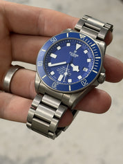 2022 Tudor Pelagos Date Blue Dial Titanium Men's Watch 25600TB - W/ Papers