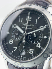 Breguet Transatlantique Type XXI Flyback 42mm Steel Dark Brown 3810ST