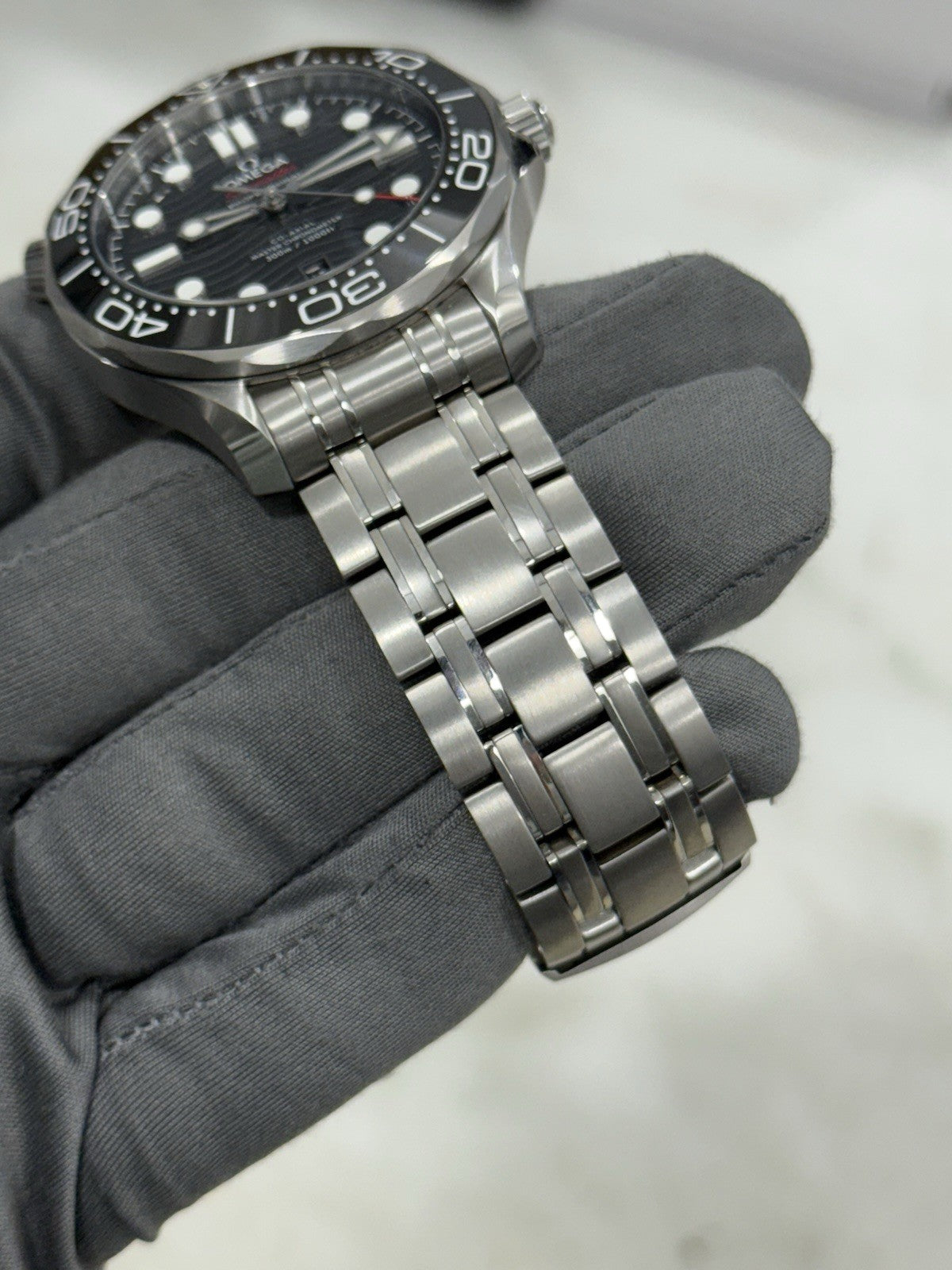 2024 Omega Seamaster 300m Diver Black Ceramic Watch 210.30.42.20.01.001