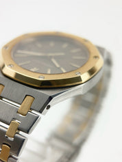Audemars Piguet Gold & Steel Brown Dial 35mm Quartz Men’s Watch 56023SA