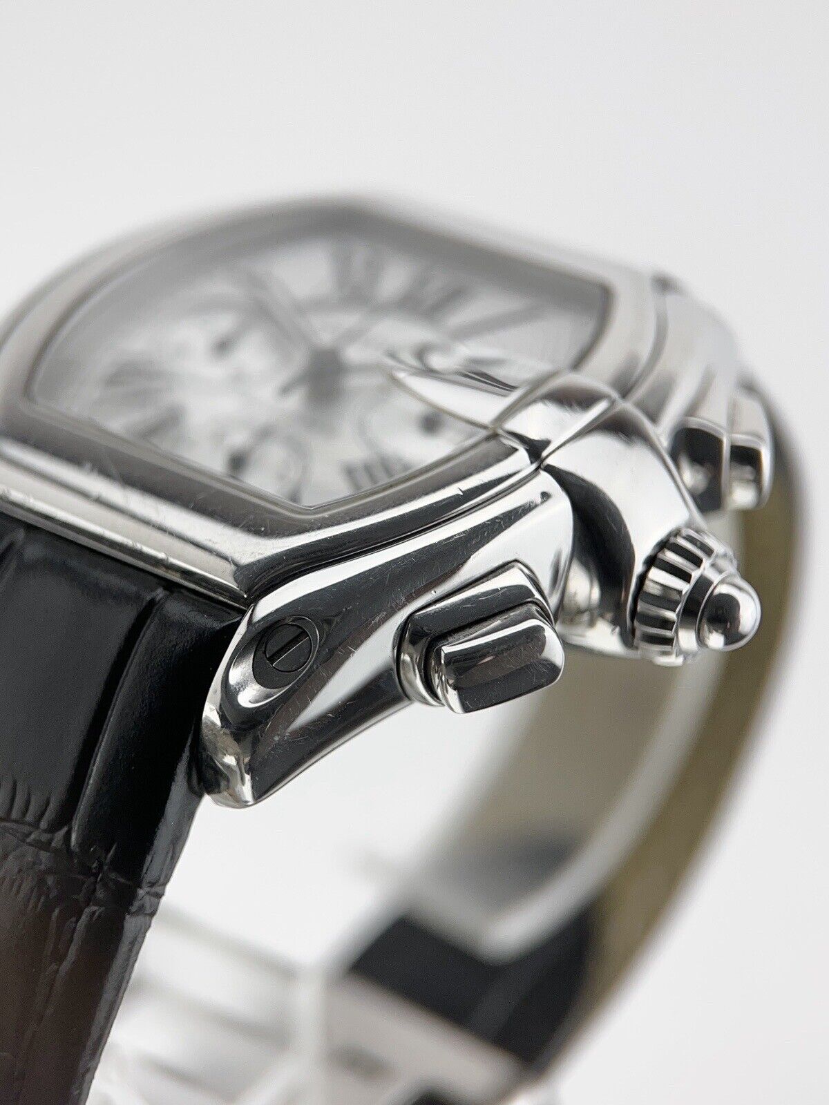 Cartier Roadster Chronograph Automatic 42mm Silver Dial 2618 Stainless Steel