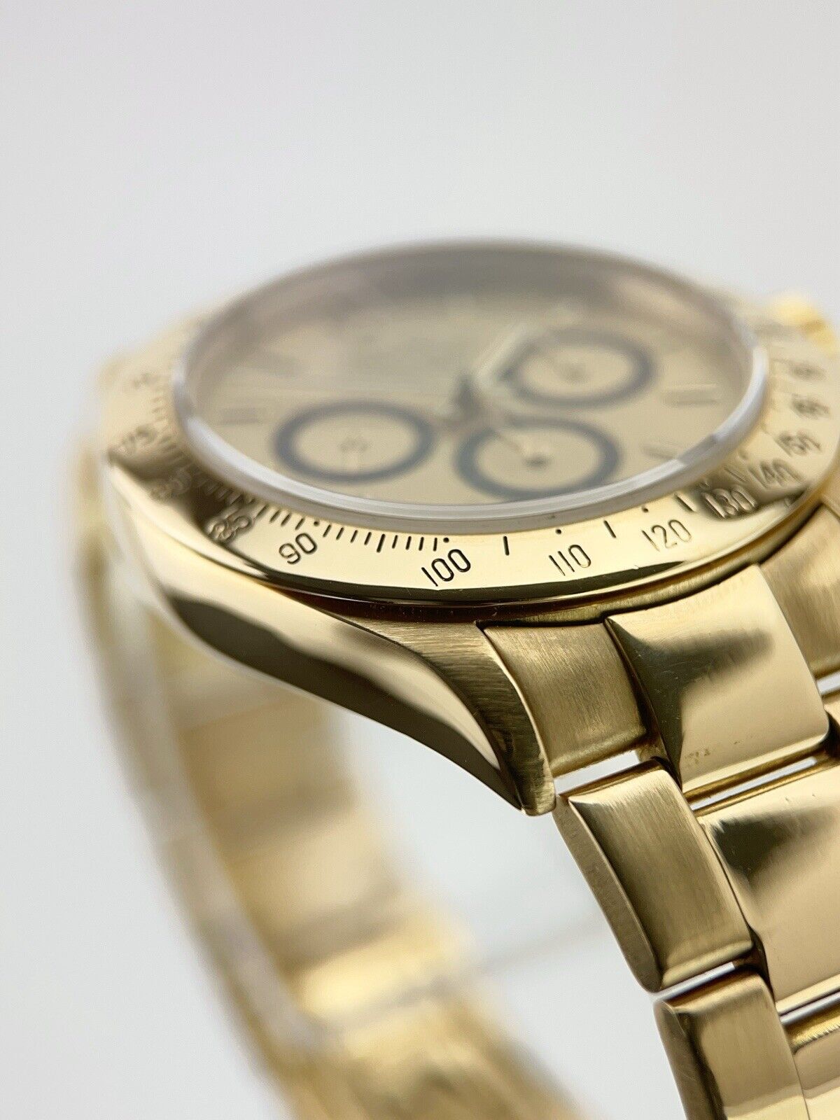 1991 Rolex Daytona 18k Yellow Gold 40mm Gold Tone Dial 40mm Automatic Mens 16528