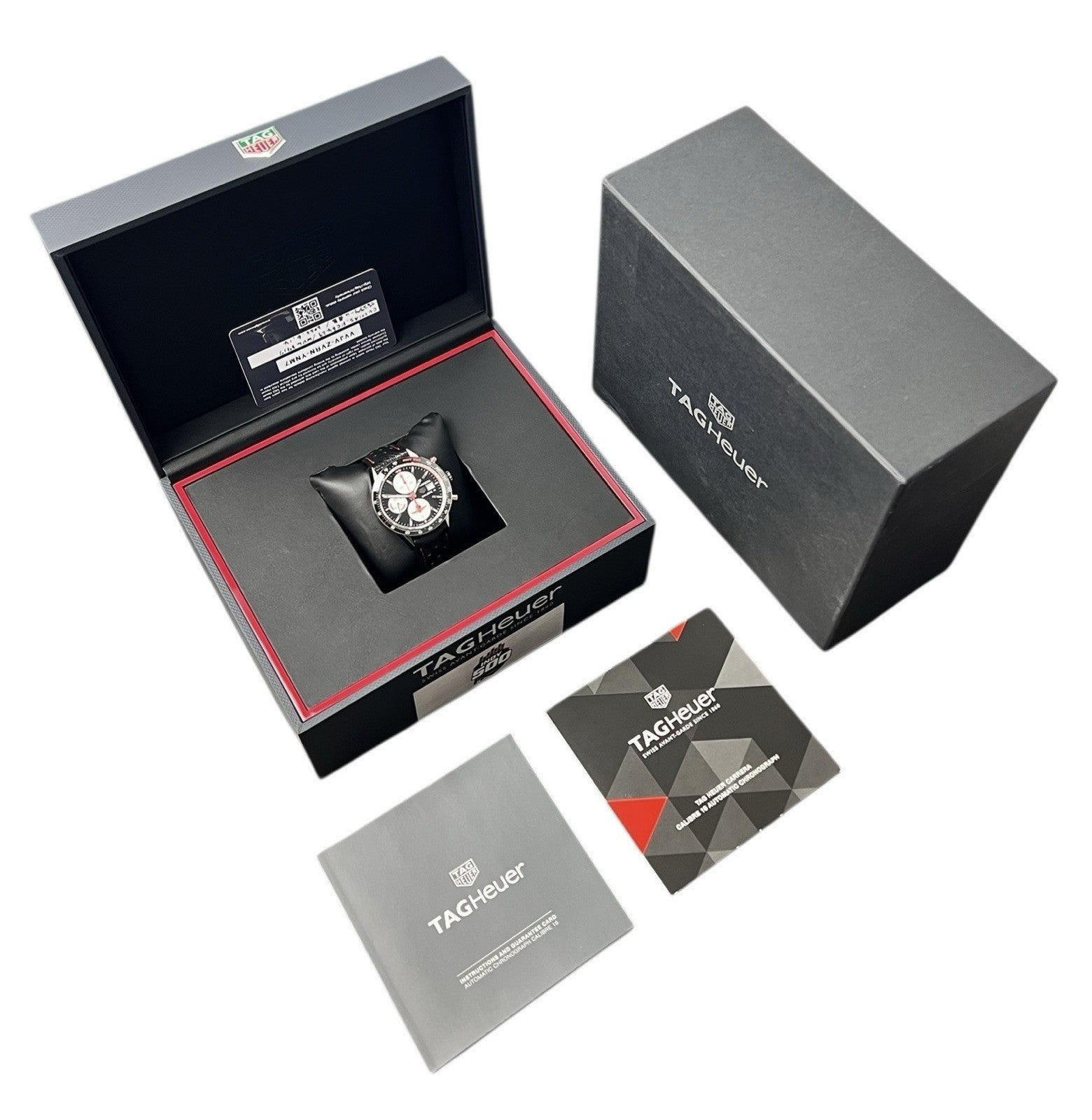 Tag Heuer Carrera Calibre Steel Black Dial 41mm Automatic Mens Watch CV201AS