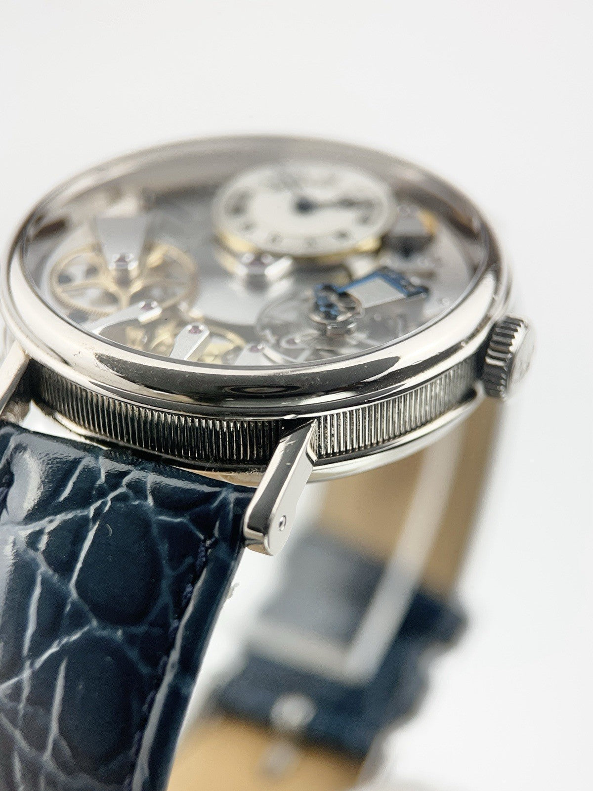 Breguet Tradition 18k White Gold Silver Color Dial 38mm Automatic Men’s 7037