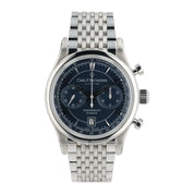 Carl F Bucherer Manero Stainless Steel Blue Dial 43mm Automatic Mens 10919.08